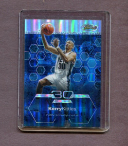 KERRY KITTLES NEW JERSEY NETS 2002-03 TOPPS FINEST REFRACTOR CARD #148/250