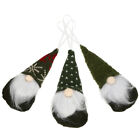 3 Pcs Christmas Doll Xmas Gnome Toy Plush Ornaments Tree Decorate