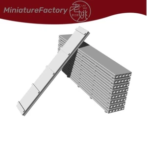 SSMODEL 1:160 N Scale Concrete Screed Board (Long) Railroads Scenery Miniatures - Picture 1 of 2