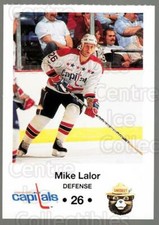 1990-91 Washington Capitals Smokey #11 Mike Lalor