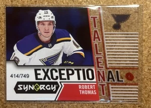 2018-19 Upper Deck Synergy Exceptional Talent Robert Thomas 414/749 #ET-24 - Picture 1 of 2