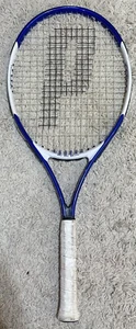 Prince Rage Oversized Tennis Racquet  Blue White PSG Vibration System - Picture 1 of 12