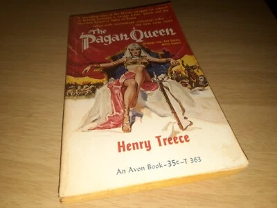 The Pagan Queen Henry Treece (Red Queen White Queen) Avon Books 1958 T-363 Pulp - Image 1 of 4