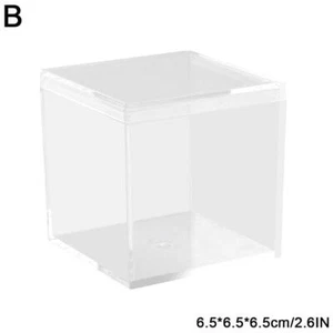 Acrylic Boxes Clear Acrylic Cube Small Square Storage Box Acrylic Box with Lid ' - Picture 1 of 18