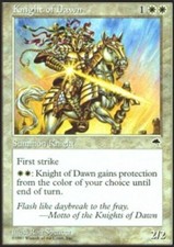 4x Knight of Dawn ~ Moderately Played Tempest MTG Magic x4 4 UltimateMTG Playset