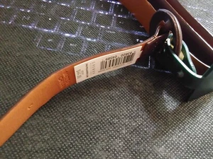 NWT RALPH LAUREN Dark Brown Leather BELT SIZE L 40" - Picture 1 of 7