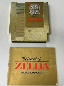 The Legend of Zelda W/ Manual (Nintendo, NES, 1987) TESTED & WORKS - Picture 1 of 5