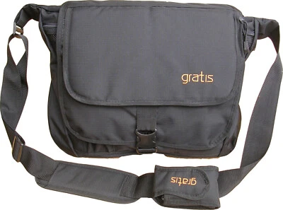 Mens Travel Sport Designer Messenger Shoulder Flight Bag Satchel Work Black SALE - Image 1 of 4