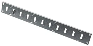 400x50 mm 16x2 Zoll verzinktes Metall verstellbares Lüftungsgitter - Lüftungsschlucht Cov - Bild 1 von 5