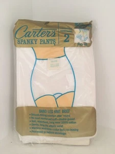 Vintage NEU Carter's Spanky Hose Band Bein Slip Damen Unterwäsche 2 Paar Medium - Bild 1 von 2