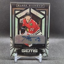 2022-23 Upper Deck Black Diamond Rookie Gems Auto #RG-AV Alex Vlasic /149