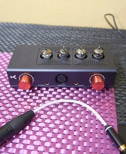 🟢 Xduoo MT-604 Balanced Tube Headphone Amplifier Tube Amp 16-600 Ohms + cable - Picture 1 of 5
