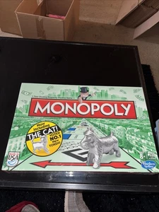 Gioco da tavolo vintage 2013 Monopoly Hasbro con il gettone del gatto nuovo - Foto 1 di 3