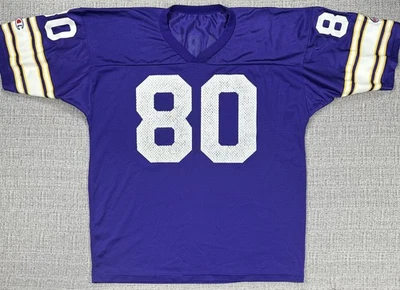 Camiseta De Colección Minnesota Vikings Para Hombres XL 48 Fútbol Cris Carter Retro Años 90 Foto 1 de 4
