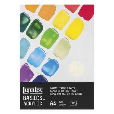 Basics Acrylic Paper Papier Acrylique Blanc a4 Set de 12 Pièces - Photo 1/3