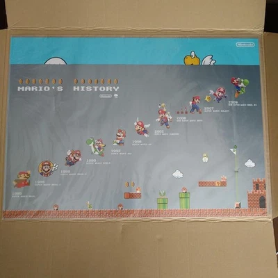 Club Nintendo Super Mario History Poster Set 2010 Not For Sale Japan - Bild 1 von 4