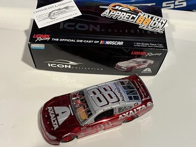 2017 Dale Earnhardt JR 1/24 Last Ride #88 Axalta ICON Red Wheels Autographed COA - Image 1 of 4