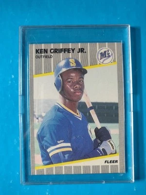 Fleer 1989 - Ken Griffey Jr #548 (RC) es un coleccionable muy solicitado. Foto 1 de 2