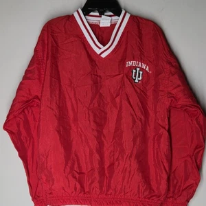 Vintage Indiana Hoosiers Nylon Windbreaker Youth Kid Size Small 90s Embroidered - Bild 1 von 4