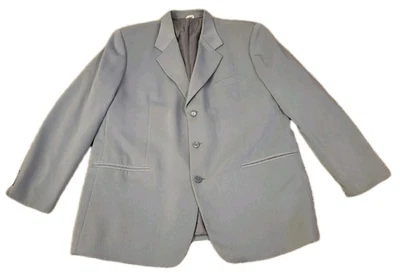 Chaqueta Blazer Abrigo Deportivo Giorgio Armani Gris 100% Lana Hecho en Italia Talla 44R  Foto 1 de 4