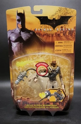 Figura de acción Batman Begins Skull Strike Scarecrow Mattel 2005 sin usar, en caja todavía sellada Foto 1 de 4