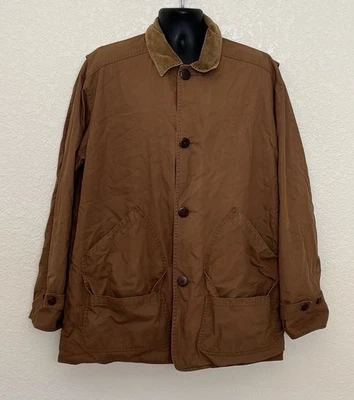 VTG J Crew Jacket Mens L Barn Coat Field Oarsman 90s Prep Ivy Corduroy Old Money - Image 1 of 4