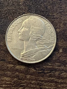 1990 France 20 Centimes Actual Coin TB2958* - Picture 1 of 2