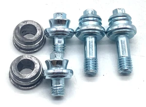 6 PIECE SET Side Terminal Battery Long & Short Bolt with Spacer GM Cars Trucks - Picture 1 of 1