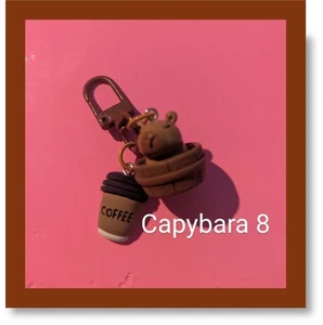 ๐ Capybrew & Bubbles Charm Duo โ Clyde Capybara Charm - 1 inch - Cute! - Picture 1 of 7