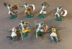 1970’s Vintage Timpo Crusaders Collection 8 Figures - Picture 1 of 5