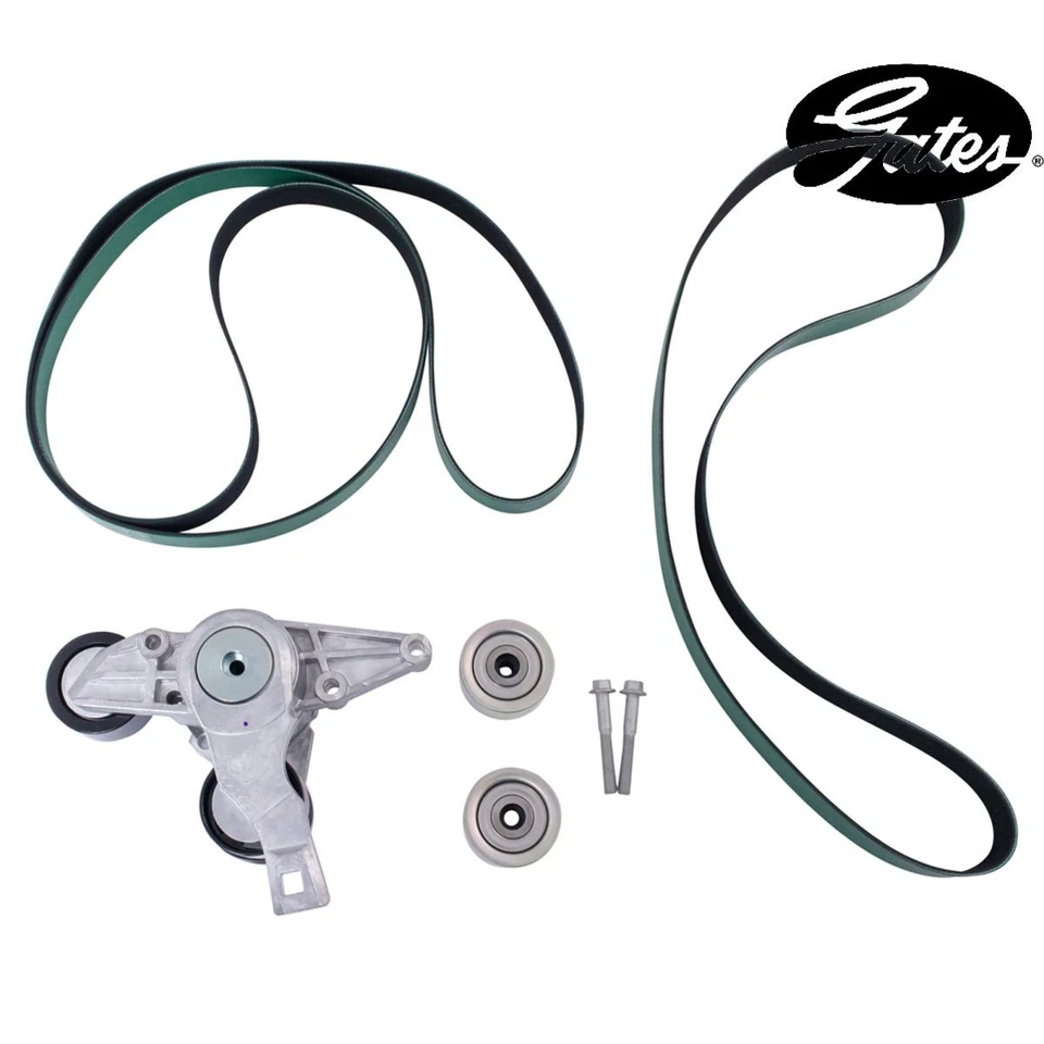 Kit de componentes de transmisión por correa accesorios Gates Serpentine FleetRunner HD para DD15 DD16 Foto 1 de 4