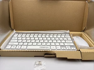 FeniFox Wireless Keyboard Mouse Combo USB Receiver 2.4GHz Slim Quiet - Picture 1 of 5