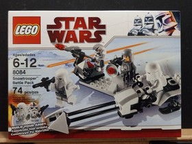 LEGO Star Wars 8084 Snowtrooper Battle Pack (2010) NEW, SEALED *SMALL WRINKLE