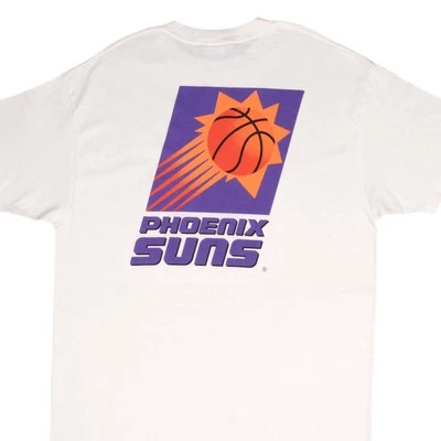 VINTAGE NBA PHOENIX SUNS ARIZONA TOBACCO PREVENTION 1996 TEE SHIRT XL MADE USA - Image 1 of 4