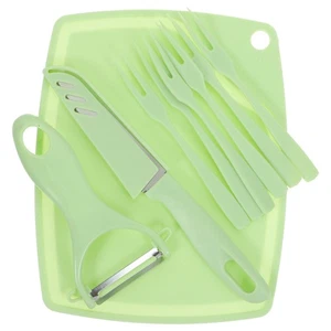 Tagliere moderno antiscivolo con e forchetta set posate cucina per camping - Foto 1 di 12