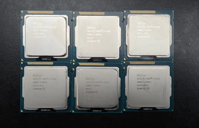 Lot of 6 Intel i3-3240 SR0RH IvyBridge 2Core 3.4GHz Socket 1155 Processors  RL22 - Image 1 of 4