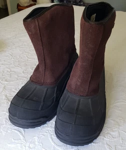 Coleman Thinsulate Pull On Boots Size 14W M1424 Brown - Picture 1 of 8