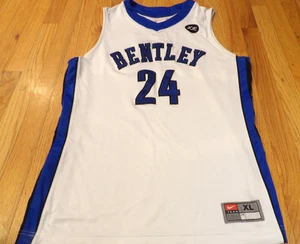 CAMISETA AUTÉNTICA DE BALONCESTO UNIVERSITARIO NIKE VINTAGE USADA EN JUEGOS NCAA BENTLEY XL - Imagen 1 de 7