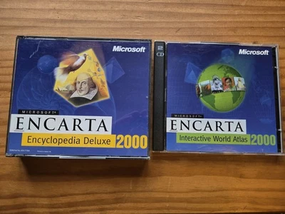 Vintage Software Microsoft Encarta 2000 Encyclopedia Deluxe and World Atlas - Image 1 of 4