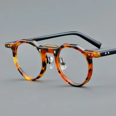 Gafas de lectura japonesas para hombres mujeres lectores borde completo acetato marco retro 0~+5,0 Foto 1 de 4