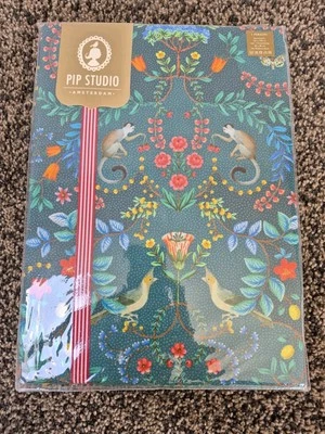 NUOVO Pip Studio lenzuola 135 x 200 cm Forest Findings verde  - Immagine 1 di 4