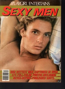PLAYGIRL SEXY MEN 4-83 NEW PHOTOS HAIRY SHASTID PAT KITTLE JIM DAVIS COVER STUD - Picture 1 of 5
