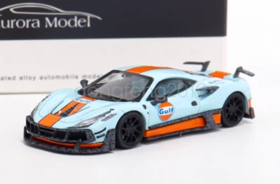 Aurora 1:64 Blue F8xx Tributo Mansory Sport Diecast Metal Car - Image 1 of 4