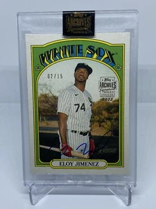 2022 Topps Archives Signature Serie Eloy Jimenez Autogramm Erbe 02/15!! - Bild 1 von 2