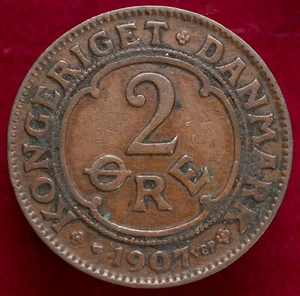 Dänemark 2 Erz 1907 (M2804) - ca-B - Bild 1 von 2