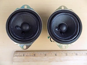 RCA 2,5" Zoll 4 OHM 2,5 Watt Micro Full Range LAUTSPRECHER PAAR - Bild 1 von 3