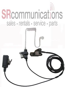 Auriculares Police 2 cables con PTT para Motorola HT1000 MTS2000 MTS2000 MTX8000 MTX9000 - Imagen 1 de 1