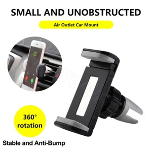 SUPPORT DE TÉLÉPHONE VENT AIR MONTURE VOITURE CRADLE PIVOTANT FORTE POIGNÉE AC PERSIVER pour TÉLÉPHONES - Photo 1 sur 10