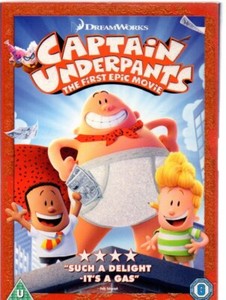 Captain Underpants - The First Epic Movie (DVD with card slipcase 2017)
