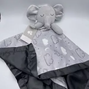 Bebé Elefante Recién Nacido Lovey Gris Luna Estrellas Nube Satinado Ojos Dormitorios Grande 25 pulgadas - Imagen 1 de 8